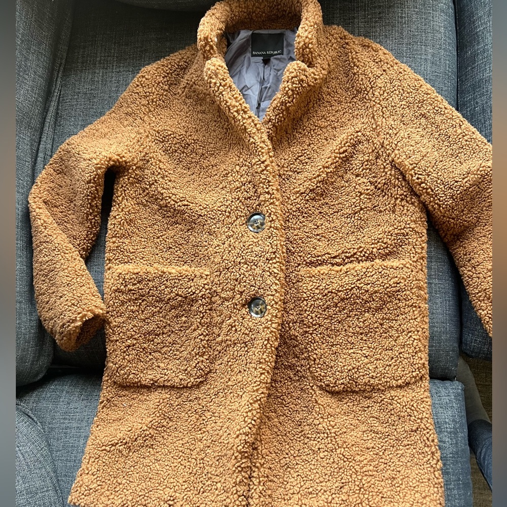 Banana Republic Teddy coat.